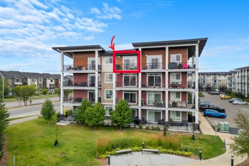 408-20 Walgrove Se, Calgary, AB - Outdoor With Balcony With Facade
