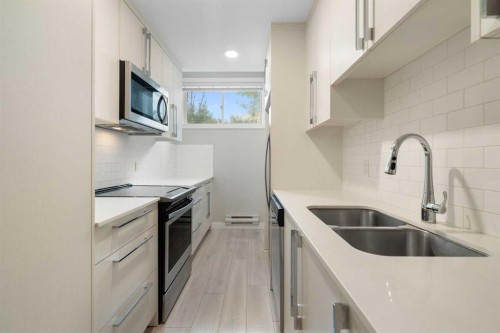 125 Corner Meadows Gate Ne, Calgary, AB - Indoor Photo Showing Kitchen With Double Sink With Upgraded Kitchen