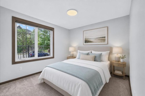 3111-310 Mckenzie Towne Gate Se, Calgary, AB - Indoor Photo Showing Bedroom