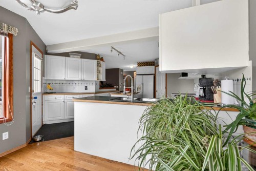 148 Sierra Madre Crescent Sw, Calgary, AB - Indoor Photo Showing Kitchen With Double Sink