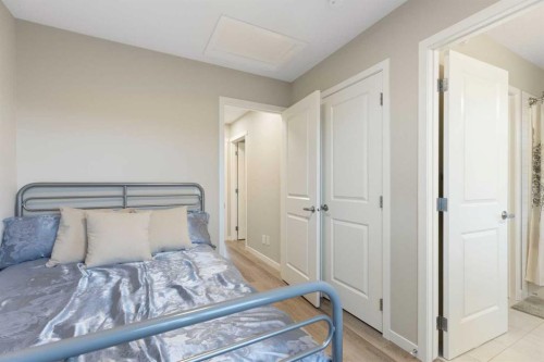 1021 Mahogany Boulevard Se, Calgary, AB - Indoor Photo Showing Bedroom