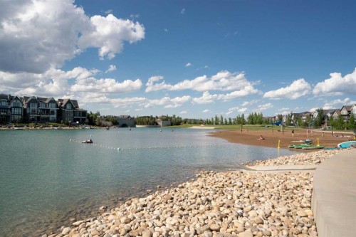 1021 Mahogany Boulevard Se, Calgary, AB - Outdoor With Body Of Water With View