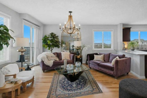 3301-10 Country Village Park Ne, Calgary, AB - Indoor Photo Showing Living Room