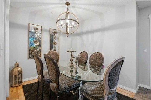 3301-10 Country Village Park Ne, Calgary, AB - Indoor Photo Showing Dining Room
