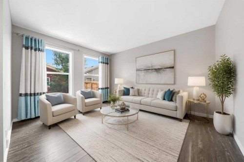 75 Legacy Glen Row Se, Calgary, AB - Indoor Photo Showing Living Room