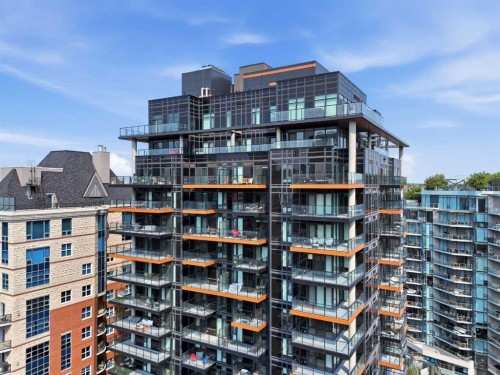 1213-730 2 Avenue Sw, Calgary, AB - Outdoor With Balcony