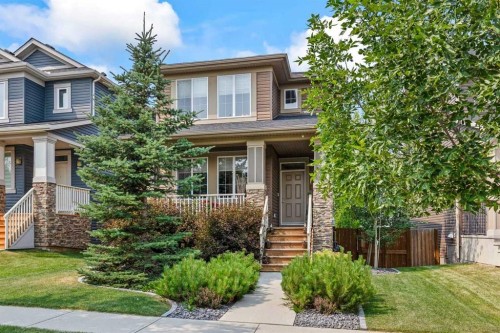 579 Evanston Drive Nw, Calgary, AB - Outdoor With Deck Patio Veranda With Facade