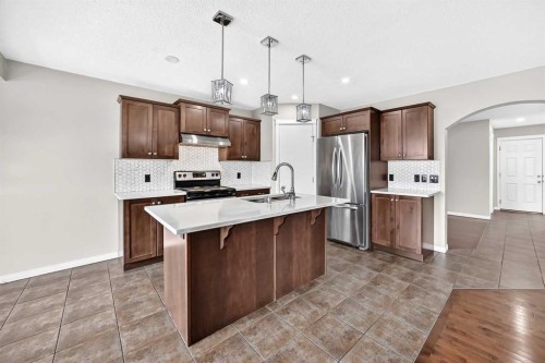 195 Taralake Way, Calgary, AB - Indoor Photo Showing Kitchen With Stainless Steel Kitchen