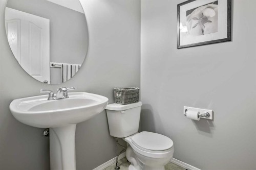 416 Silverado Range Heights Sw, Calgary, AB - Indoor Photo Showing Bathroom