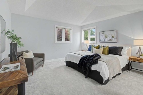 61 Wood Valley Road Sw, Calgary, AB - Indoor Photo Showing Bedroom