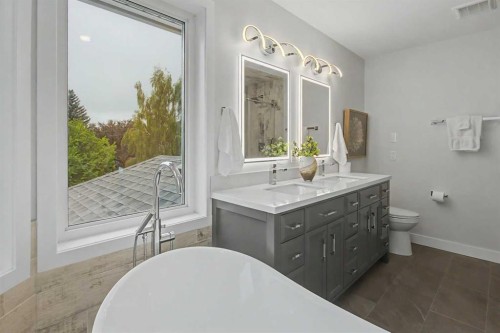 61 Wood Valley Road Sw, Calgary, AB - Indoor Photo Showing Bathroom