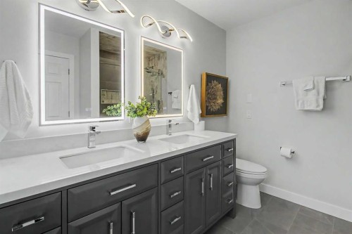 61 Wood Valley Road Sw, Calgary, AB - Indoor Photo Showing Bathroom