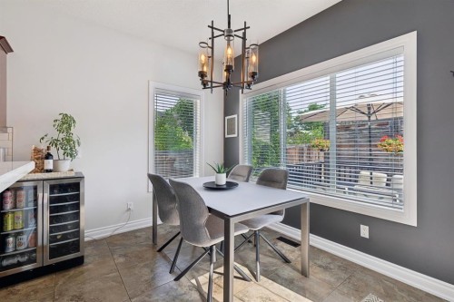 97 Tanner Close Se, Airdrie, AB - Indoor Photo Showing Dining Room