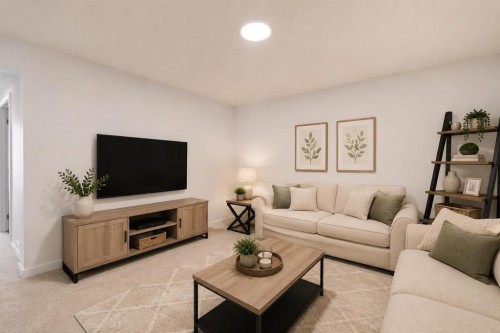 314 Walcrest Way Se, Calgary, AB - Indoor Photo Showing Living Room