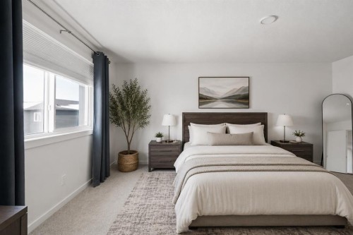 314 Walcrest Way Se, Calgary, AB - Indoor Photo Showing Bedroom
