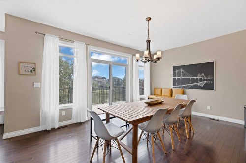 146 Canoe Crescent Sw, Airdrie, AB - Indoor Photo Showing Dining Room