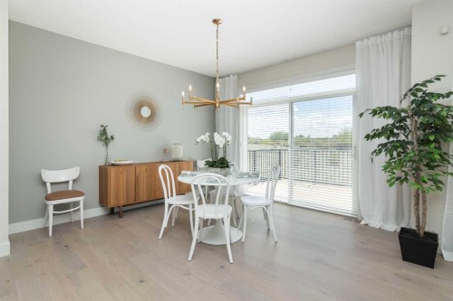 542 Rivercrest View, Cochrane, AB - Indoor Photo Showing Dining Room