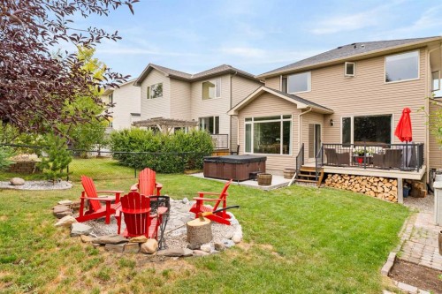 19 Sunset Circle, Cochrane, AB - Outdoor With Deck Patio Veranda