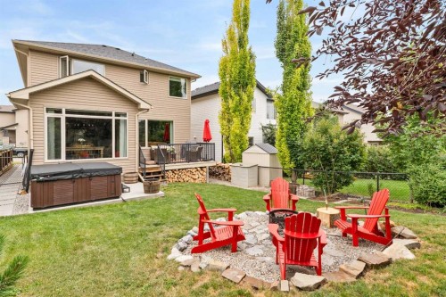 19 Sunset Circle, Cochrane, AB - Outdoor With Deck Patio Veranda