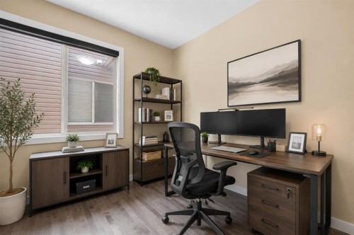 63 Cortina Villas Sw, Calgary, AB - Indoor Photo Showing Office