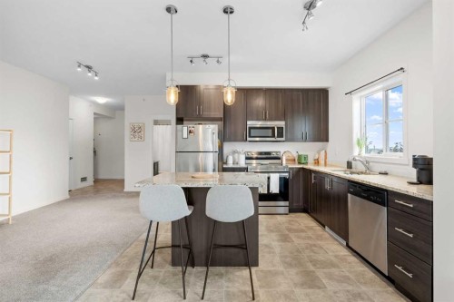 4418-99 Copperstone Park Se, Calgary, AB - Indoor Photo Showing Kitchen With Upgraded Kitchen