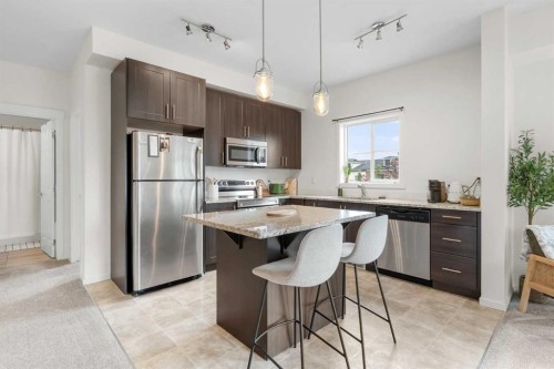 4418-99 Copperstone Park Se, Calgary, AB - Indoor Photo Showing Kitchen