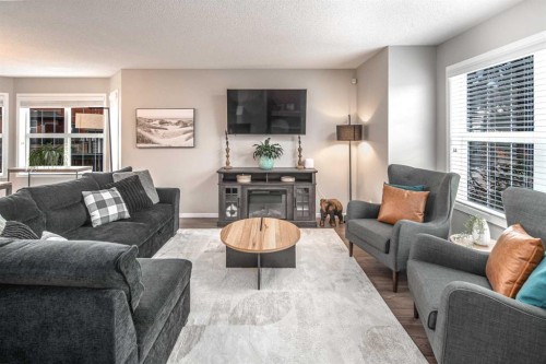 264 Chaparral Valley Square Se, Calgary, AB - Indoor Photo Showing Living Room