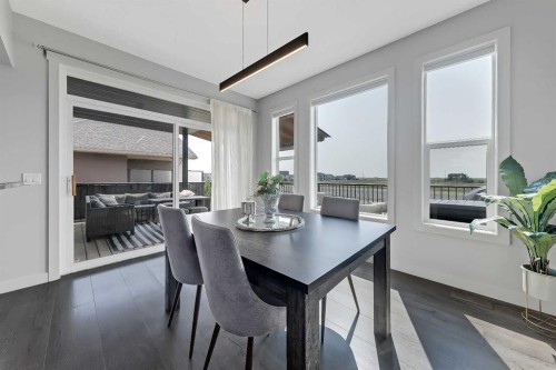 268 Rainbow Falls Way, Chestermere, AB - Indoor Photo Showing Dining Room