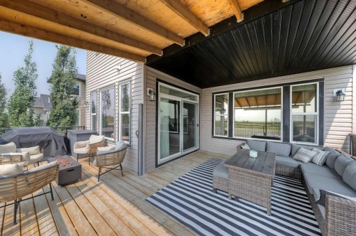268 Rainbow Falls Way, Chestermere, AB - Outdoor With Deck Patio Veranda With Exterior