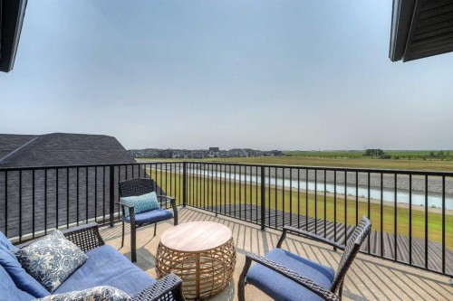 268 Rainbow Falls Way, Chestermere, AB - Outdoor With Balcony With Exterior