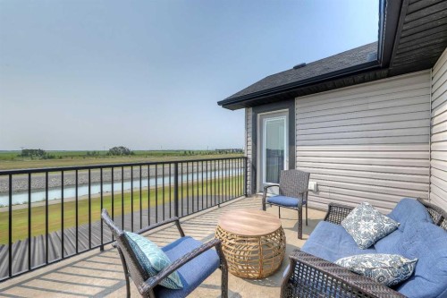 268 Rainbow Falls Way, Chestermere, AB - Outdoor With Deck Patio Veranda With Exterior