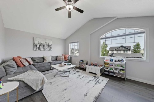 268 Rainbow Falls Way, Chestermere, AB - Indoor Photo Showing Living Room