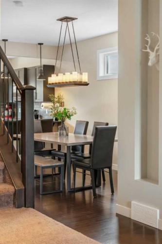 360 Marquis Heights Se, Calgary, AB - Indoor Photo Showing Dining Room