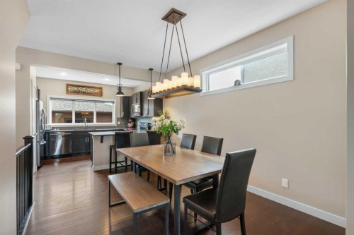 360 Marquis Heights Se, Calgary, AB - Indoor Photo Showing Dining Room