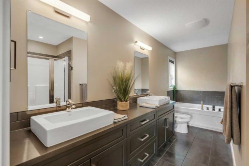 360 Marquis Heights Se, Calgary, AB - Indoor Photo Showing Bathroom