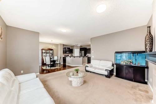 2092 Reunion Boulevard Nw, Airdrie, AB - Indoor Photo Showing Living Room
