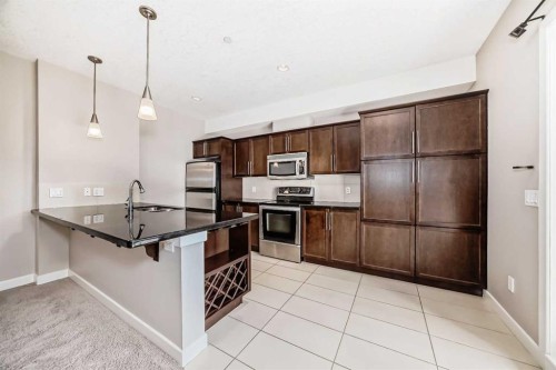 206-488 7 Avenue Ne, Calgary, AB - Indoor Photo Showing Kitchen With Upgraded Kitchen