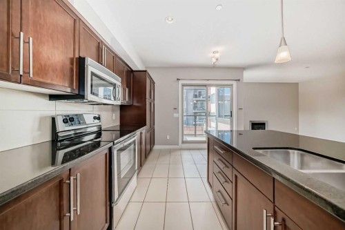 206-488 7 Avenue Ne, Calgary, AB - Indoor Photo Showing Kitchen