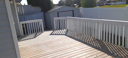3924 56A, Camrose, AB - Outdoor With Deck Patio Veranda With Exterior