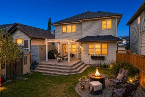 121 Rockyspring Terrace Nw, Calgary, AB - Outdoor With Deck Patio Veranda With Exterior