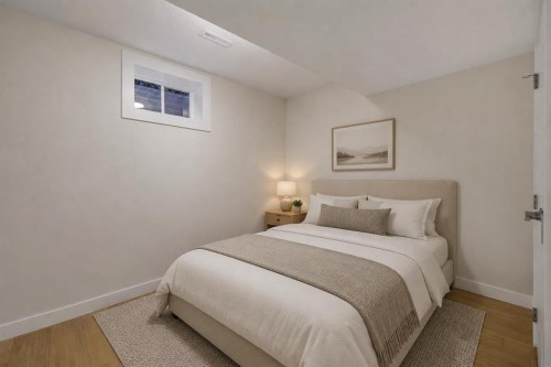 20 Bernard Way Nw, Calgary, AB - Indoor Photo Showing Bedroom
