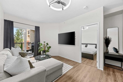 2213-73 Erin Woods Court, Calgary, AB - Indoor Photo Showing Living Room