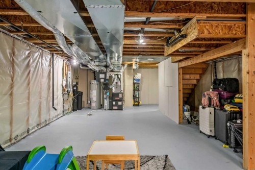 147 Evanscrest Park Nw, Calgary, AB - Indoor Photo Showing Basement