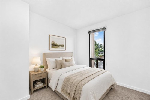 403-11010 Bonaventure Drive Se, Calgary, AB - Indoor Photo Showing Bedroom