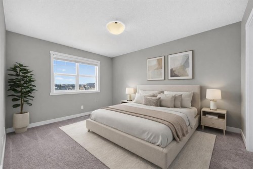 905 Evanston Manor Nw, Calgary, AB - Indoor Photo Showing Bedroom