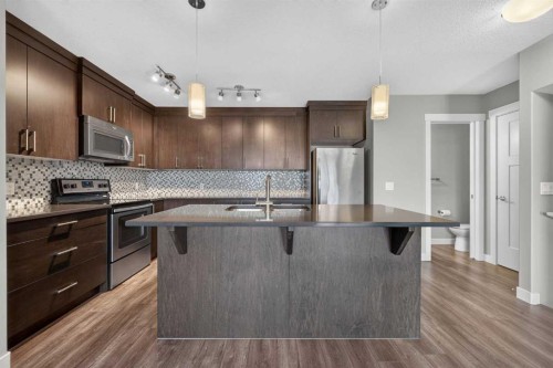 905 Evanston Manor Nw, Calgary, AB - Indoor Photo Showing Kitchen With Stainless Steel Kitchen With Upgraded Kitchen