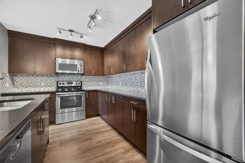 905 Evanston Manor Nw, Calgary, AB - Indoor Photo Showing Kitchen With Stainless Steel Kitchen With Upgraded Kitchen