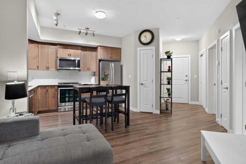 2115-3727 Sage Hill Drive Nw, Calgary, AB - Indoor Photo Showing Kitchen With Stainless Steel Kitchen