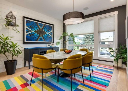 523 22 Avenue Nw, Calgary, AB - Indoor Photo Showing Dining Room