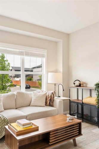 848 Chinook Gate Parade Sw, Airdrie, AB - Indoor Photo Showing Living Room
